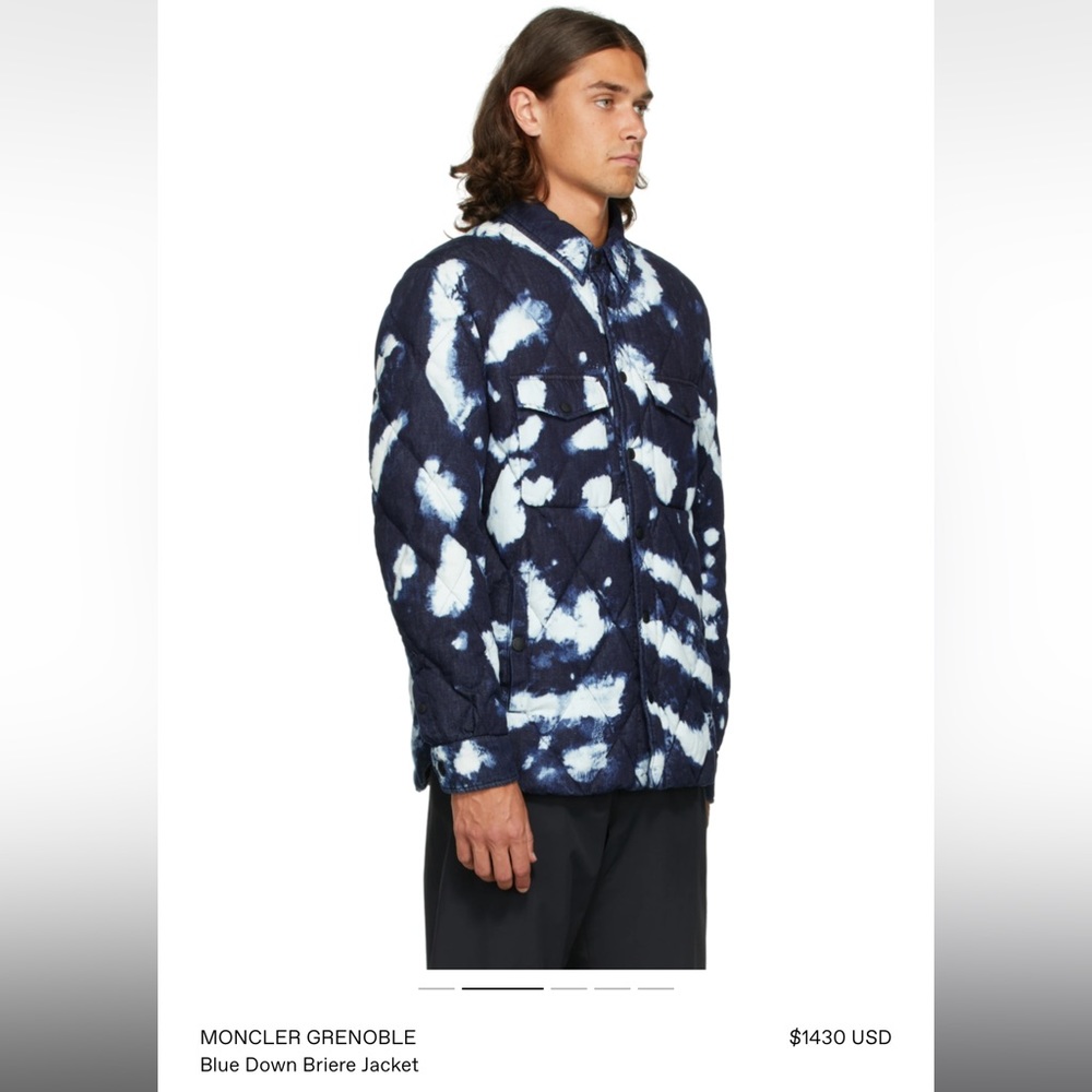 Brand New never worn!! Moncler Grenoble - blue down Briere jacket